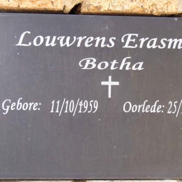BOTHA Louwrens Erasmus 1959-2008