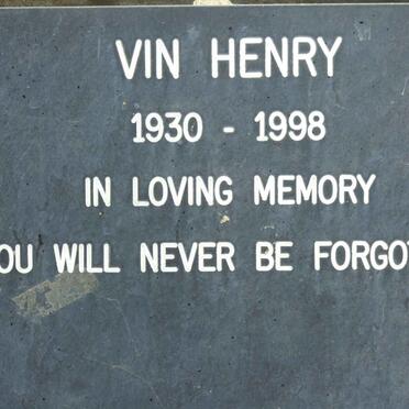 VIN Henry 1930-1998