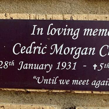 CHARLES Cedric Morgan 1931-2015