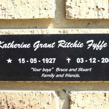 JESS Katherine Grant Ritchie Fyffe 1927-2009