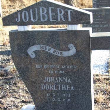 JOUBERT Johanna Dorethea 1933-1981