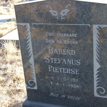 PIETERSE Barend Stefanus 1911-1984