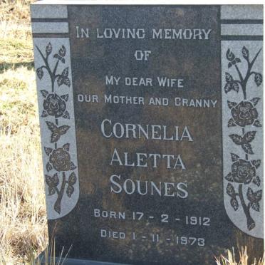 SOUNES Corenelia Aletta 1912-1973