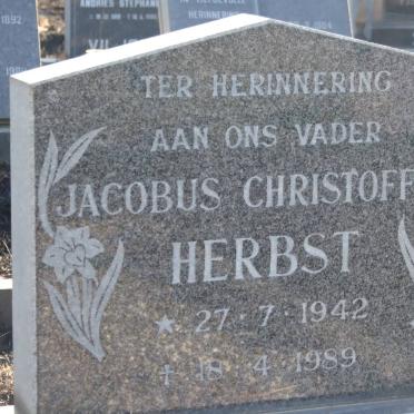 HERBST Jacobus Christoffel 1942-1989