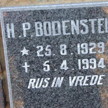 BODENSTEIN H.P.1929-1994