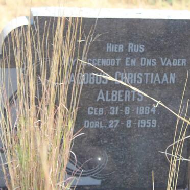 ALBERTS Jacobus Christiaan 1864-1959