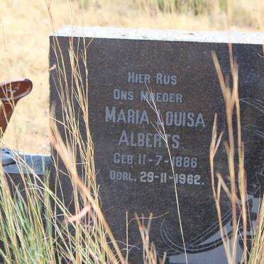 ALBERTS Maria Louisa 1886-1962