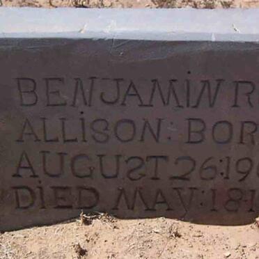 ALLISON Benjamin Rule 1907-1908
