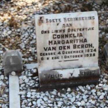 BERGH Cornelia Margaritha, van den 1924-1925