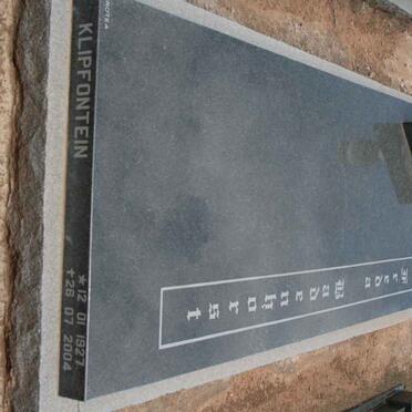 BADENHORST Freda 1927-2004