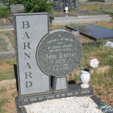 BARNARD Adam Lourens 1938-1994