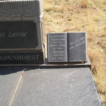 BADENHORST Johanna Jacoba nee RUST 1895-1981