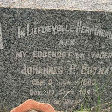 BOTHA Johannes P. 1883-1947