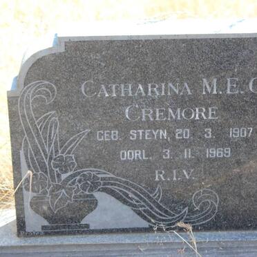 CREMORE Catharina M.E.C. nee STEYN 1907-1969