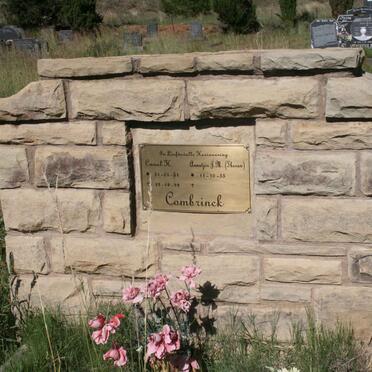 COMBRINCK Carel Hendrik 1951-1999 &amp; Annatjie J.M. THERON 1955-