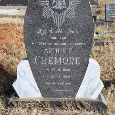 CREMORE Arthur F. 1968-1989