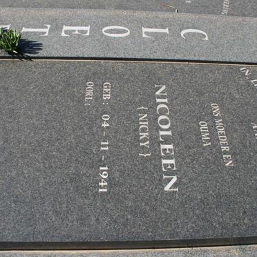 CLOETE Nicoleen 1941-