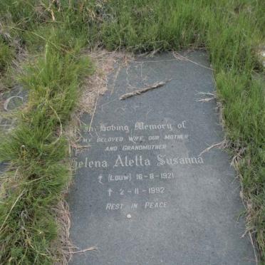 CHRISTOU Helena Aletta nee LOUW 1921-1992