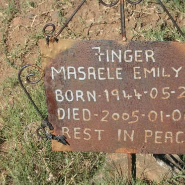 FINGER Masaele Emily 1944-2005