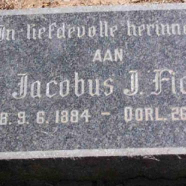 FICK Jacobus J. 1884-1964