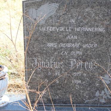 GRUNDLING  Ignatius Petrus 1915-1994