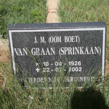 GRAAN J.M., van 1926-2002