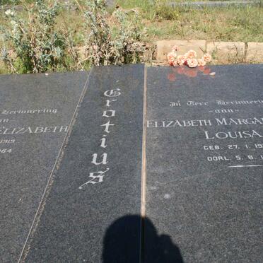GROTIUS Elizabeth Margaretha Louisa 1920-1985