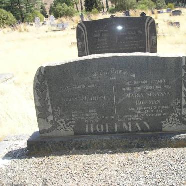 HOFFMAN Josias Mathiem 1882-1963 &amp; Maria Susanna JOUBERT 1892-1949