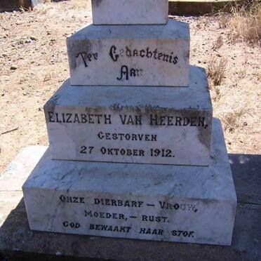 HEERDEN Elizabeth, van -1912