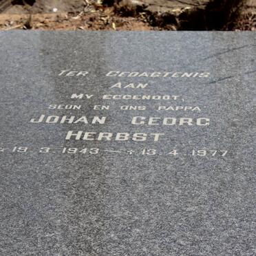 HERBST Johan Georg 1943-1977