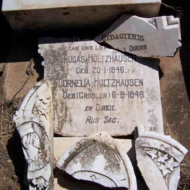 HOLTZHAUSEN Lucas -1846 &amp; Cornelia GROBLER -1848 :: HOLTZHAUSEN Dirkie