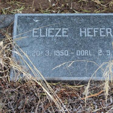 HEFER Elieze 1950-1958