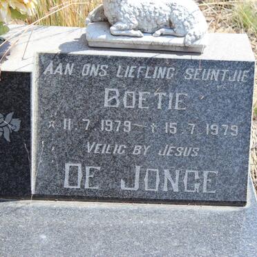 JONGE Boetie, de 1979-1979