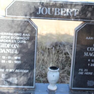 JOUBERT Gideon Daniel 1915-1999 &amp; Cornelia Magdalena 1917-2009