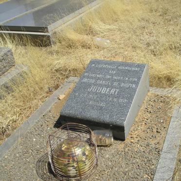 JOUBERT Jacob Daniel De Bruyn 1925-1979