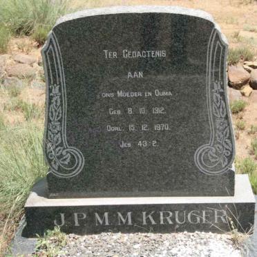 KRUGER J.P.M.M. 1912-1970
