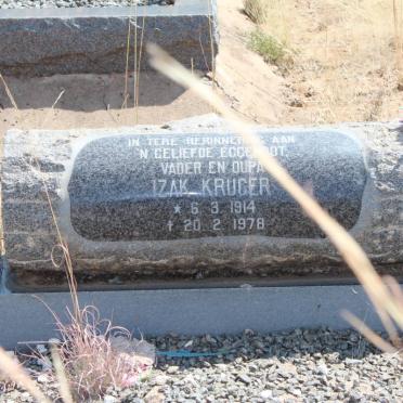 KRUGER Izak 1914-1978 &amp; Sannie 1918-