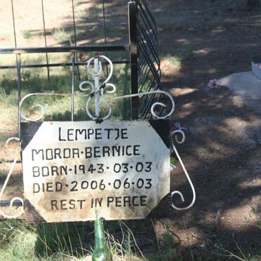 LEMPETJE Moroa Bernice 1943-2006