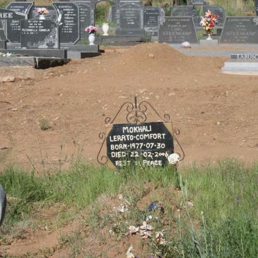 MOKHALI Lerato Comfort 1977-2006