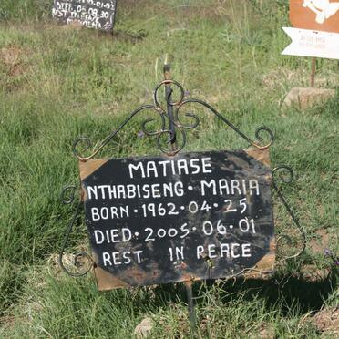 MATIASE Nthabiseng Maria 1962-2005