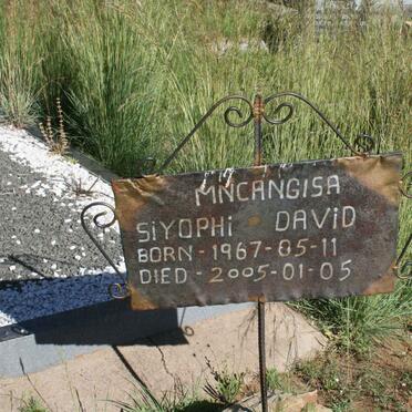 MNCANGISA Siyophi David 1967-2005