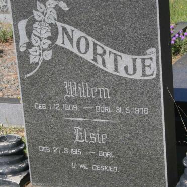 NORTJE Willem 1908-1976 &amp; Elsie 1915-