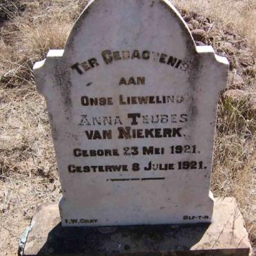 NIEKERK Anna Teubes, van 1921-1921