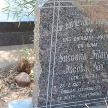 NEL Susanna Maria Jacoba nee LOOTS 1920-1988