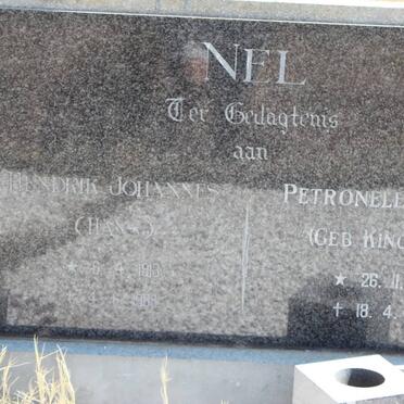 NEL Hendrik Johannes 1913-19?? &amp; Petronella Ronel KINGSLEY 1915-1983