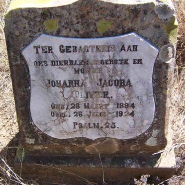 OLIVIER Johanna Jacoba 1894-1924