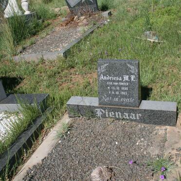 PIENAAR Andriesa M.E. nee VAN TONDER 1890-1963