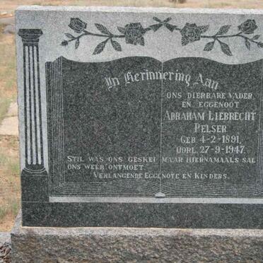 PELSER Abraham Liebrecht 1891-1947