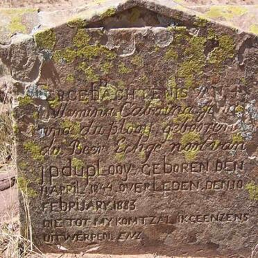 PLOOY Hermina Catharina Johanna Maria, du nee DE BEER 1844-1883