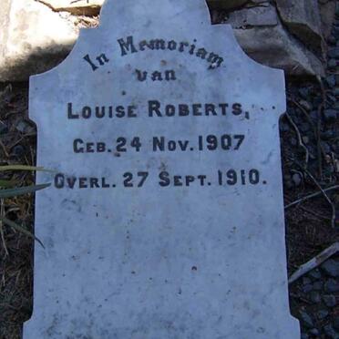 ROBERTS Louise 1907-1910